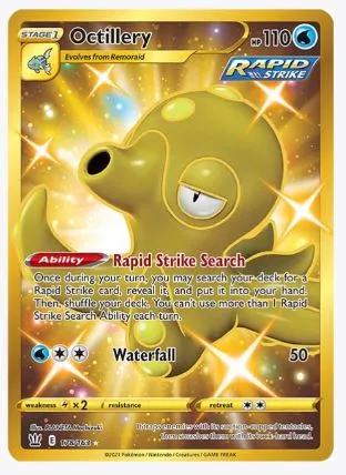 Octillery (Secret) SWSH05: Battle Styles # 178/163