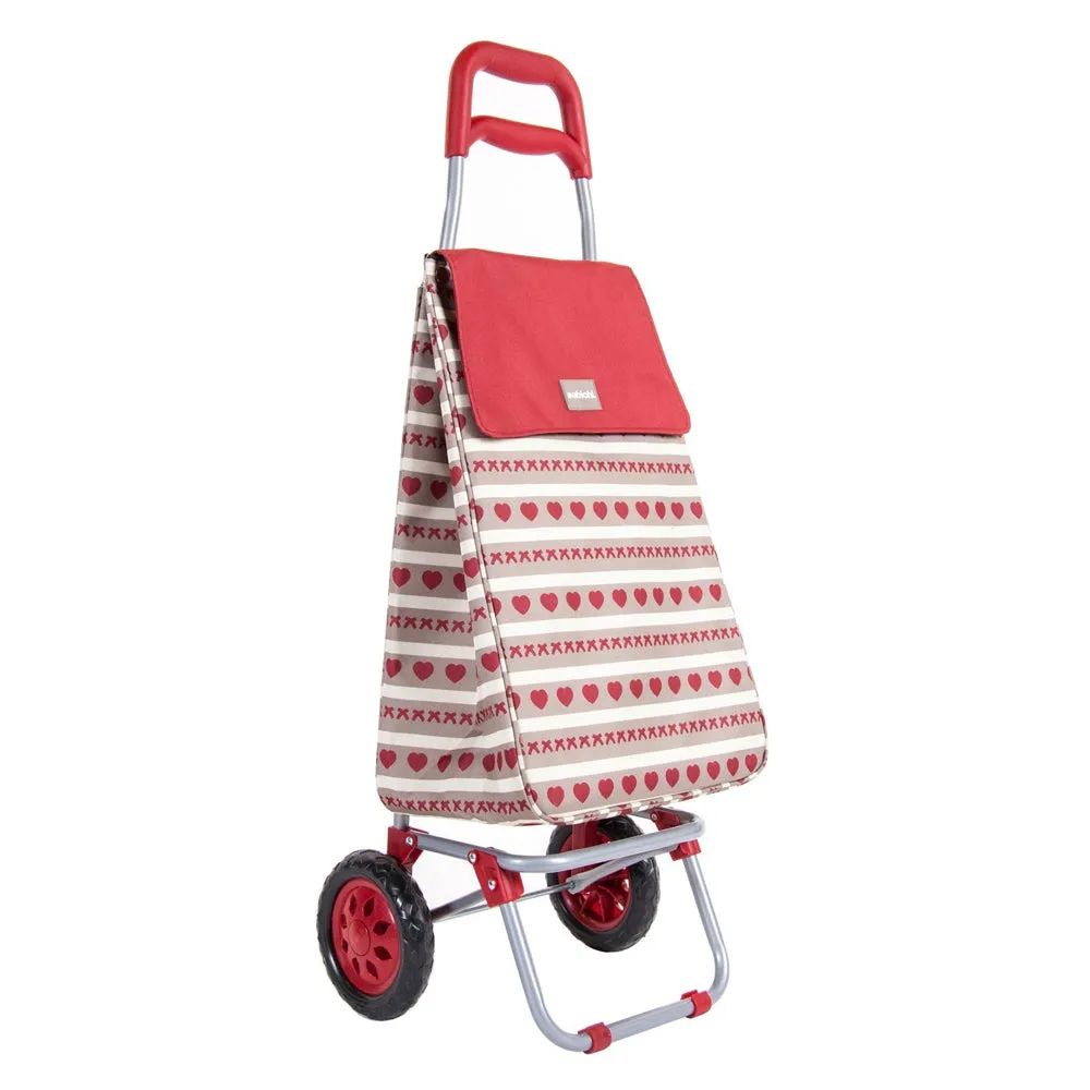 Patterned Shopping Trolleys