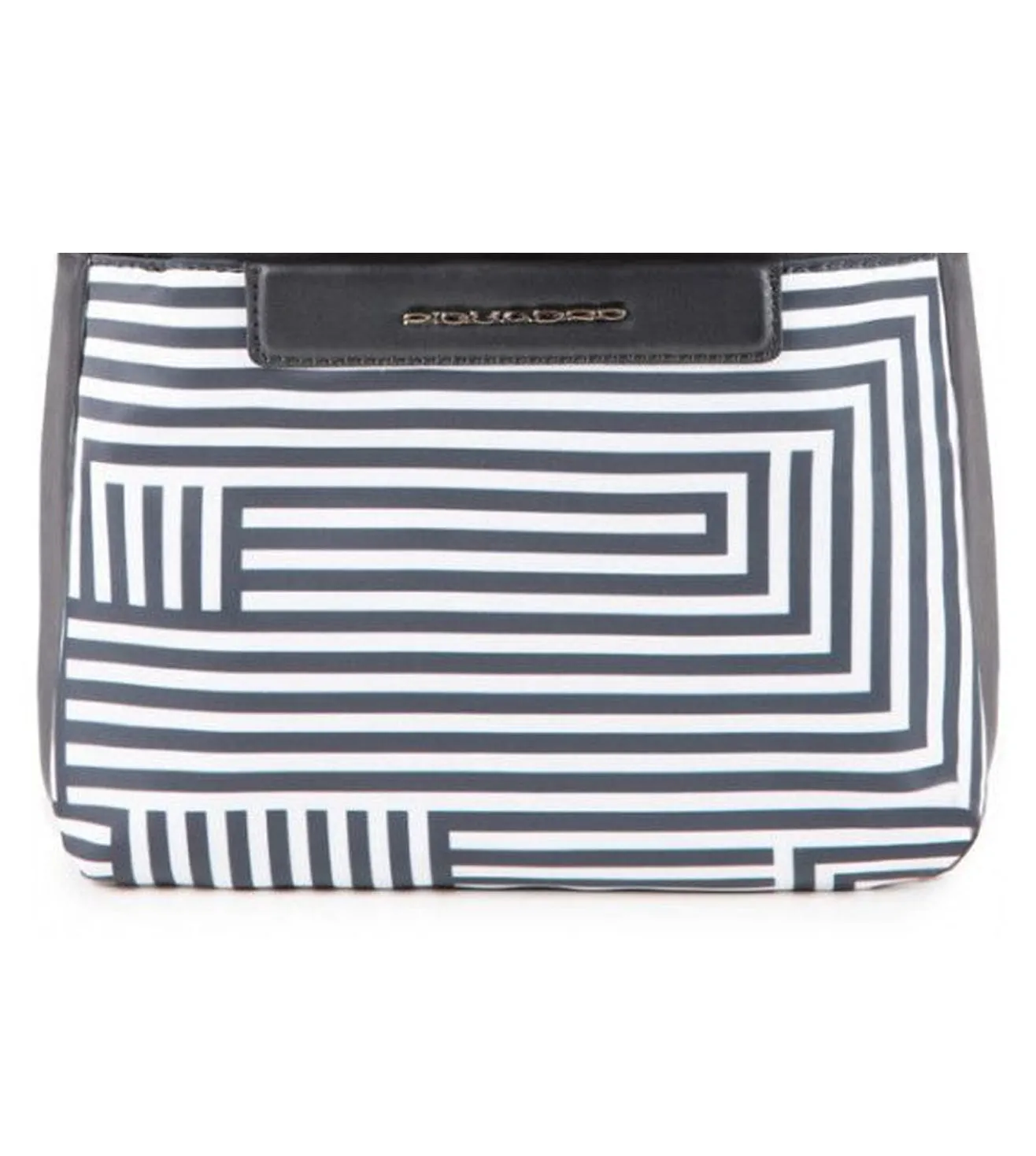 Piquadro Loire Unisex Stripe-Black Backpack