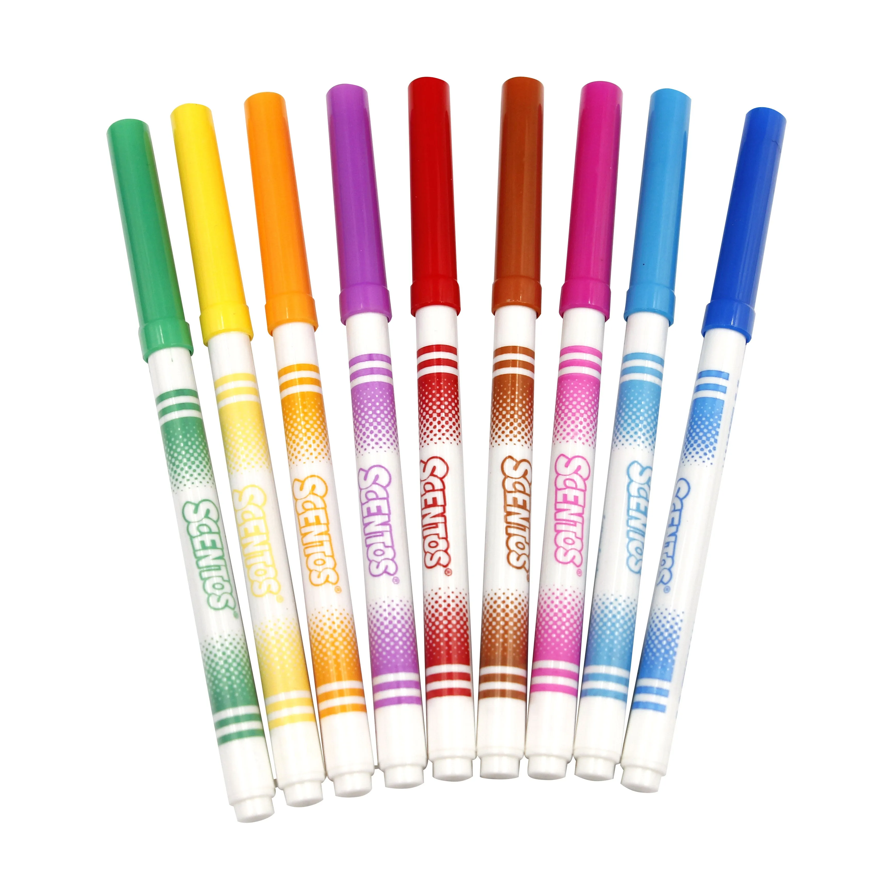 Scentos Scented Fine Line Markers, Pack Of 10