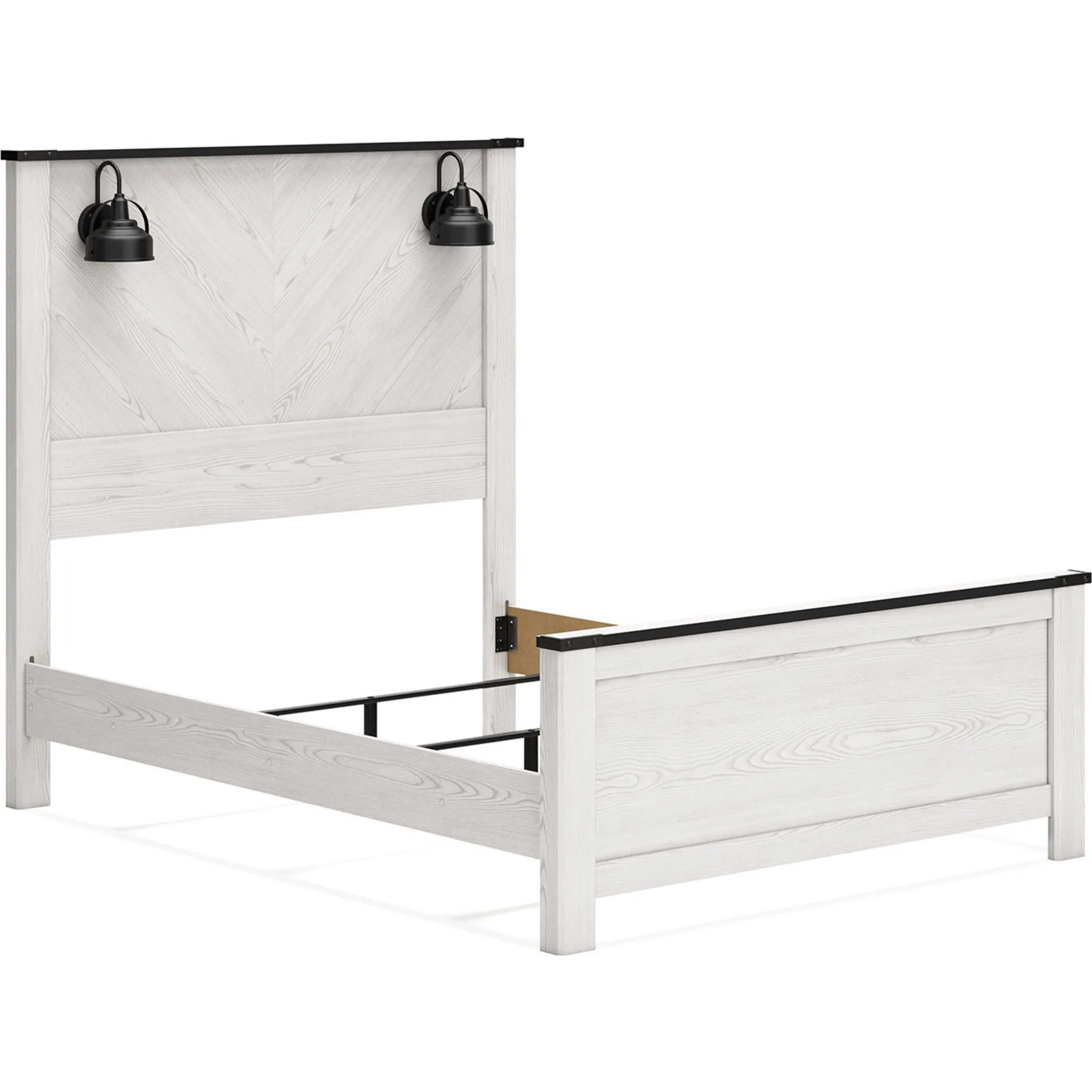 Schoenberg Queen Panel Bed - White