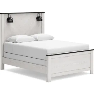 Schoenberg Queen Panel Bed - White