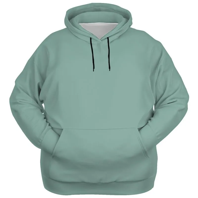 Shaded Pale Pastel Green Gray Hoodie | Unisex | with PLUS sizes | C30M0Y22K30