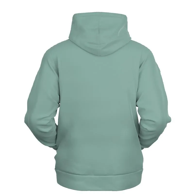 Shaded Pale Pastel Green Gray Hoodie | Unisex | with PLUS sizes | C30M0Y22K30