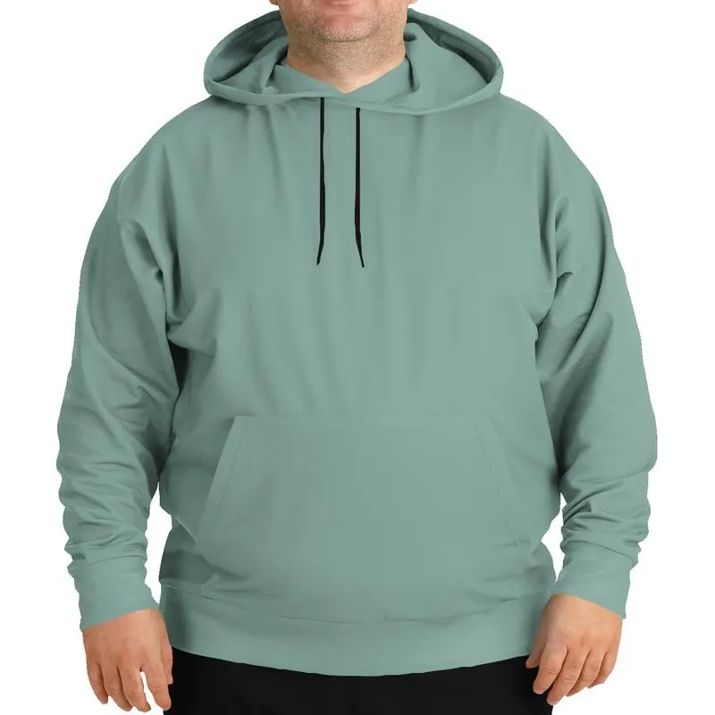 Shaded Pale Pastel Green Gray Hoodie | Unisex | with PLUS sizes | C30M0Y22K30