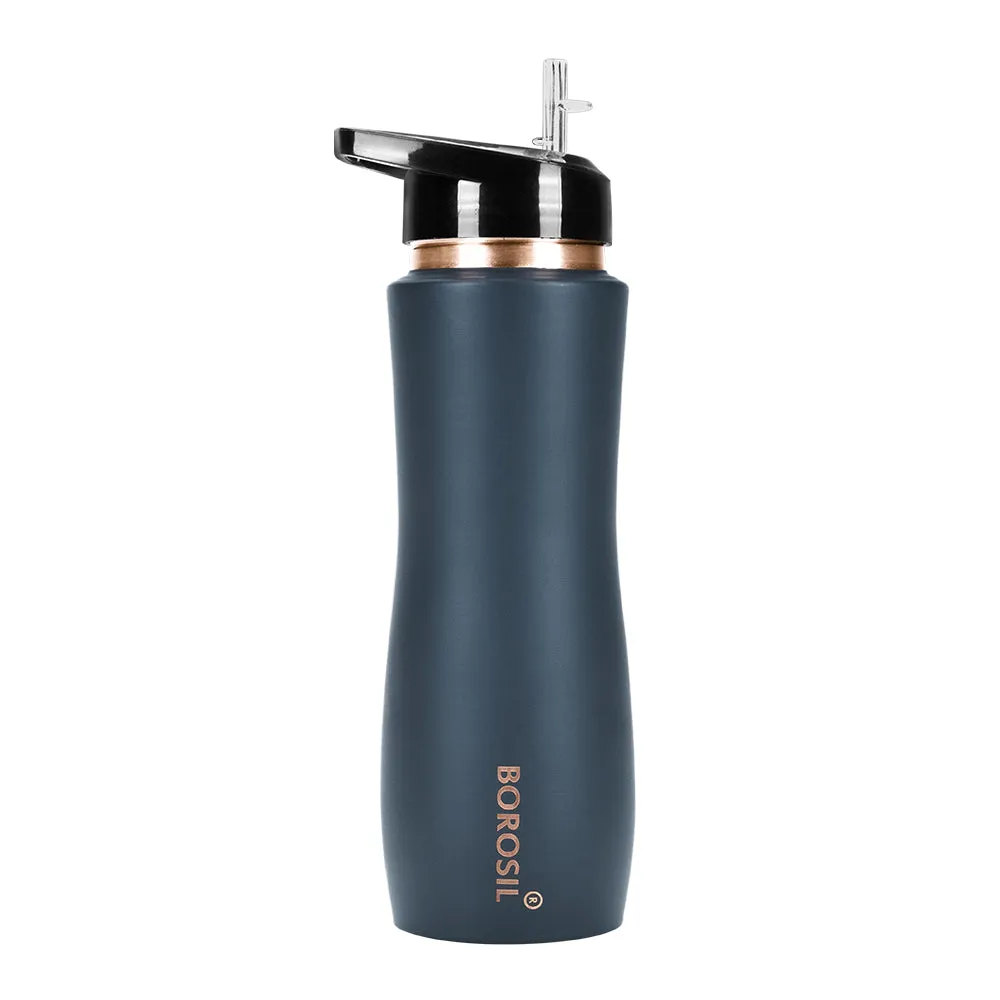 Sipper Copper Bottle, Grey, 750 ml