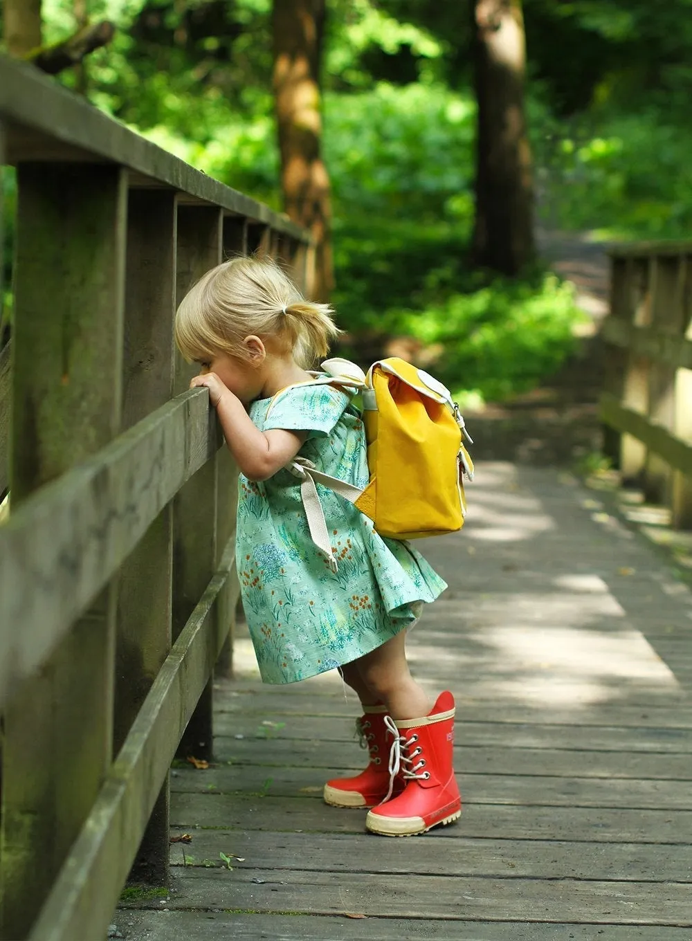 Small Backpack in Yellow