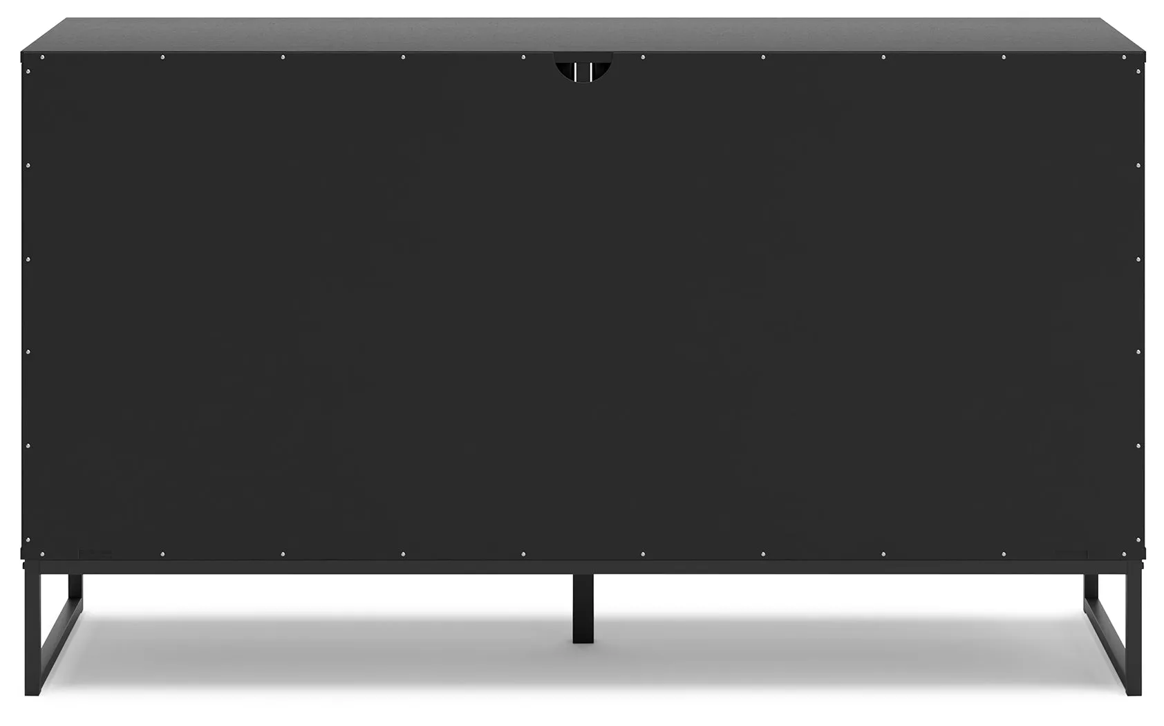Socalle Twin Panel Platform Bed with Dresser and 2 Nightstands in Black