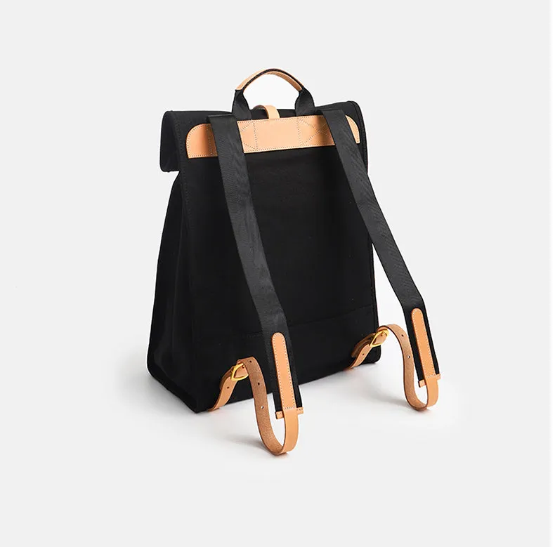 Stylish Ladies 16 Inch Laptop Backpack Purse Canvas Rucksack For Women