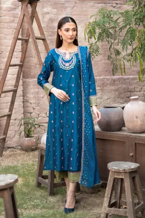 Sumara (Teal) KLX-00921  (3 PC)