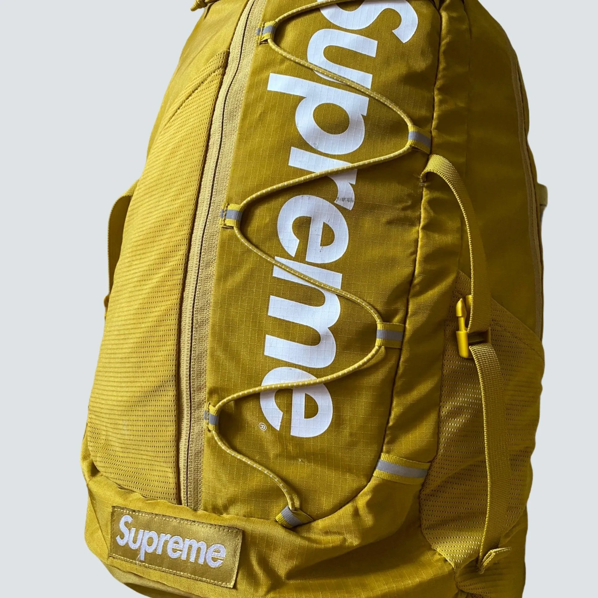 Supreme SS17 Acid green Backpack