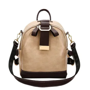 Trendy Cute Little PU Leather Backpack For Women