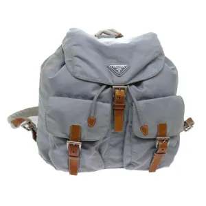 Trendy Inspired Prada Backpack Nylon Light Blue Auth 69352