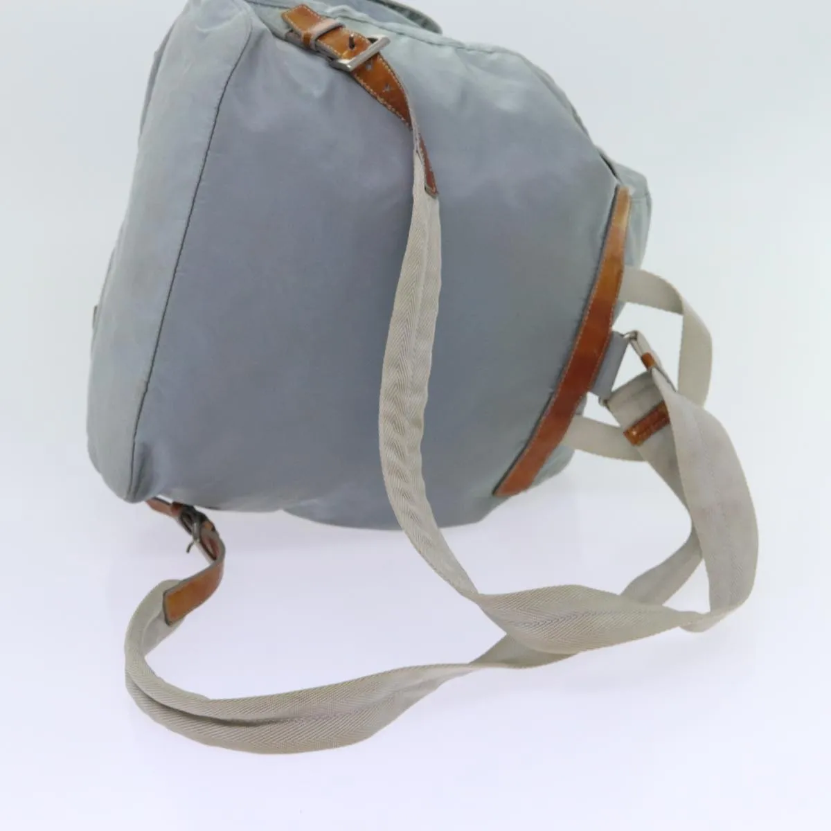 Trendy Inspired Prada Backpack Nylon Light Blue Auth 69352