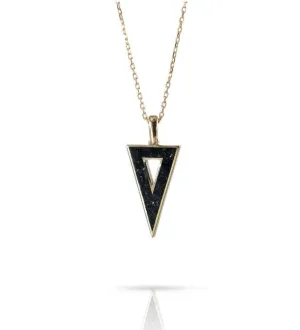 Triangle Gemstone Necklace