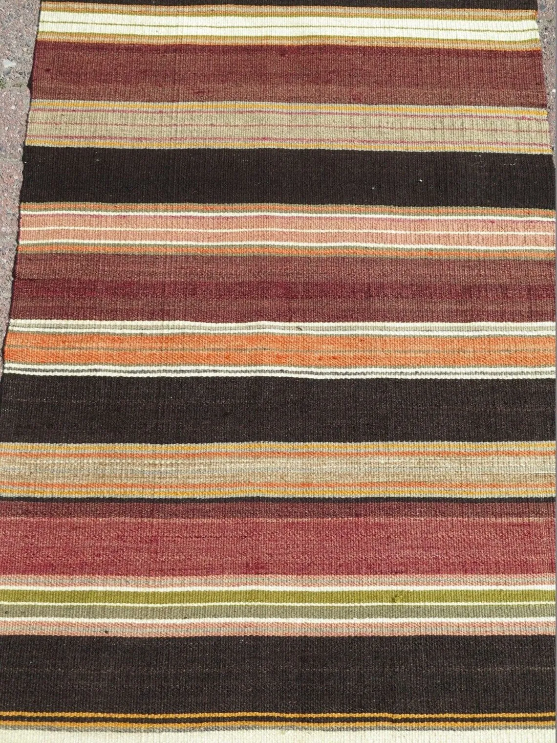 Turkish Kilim  Runner- 25"x 91" , #394