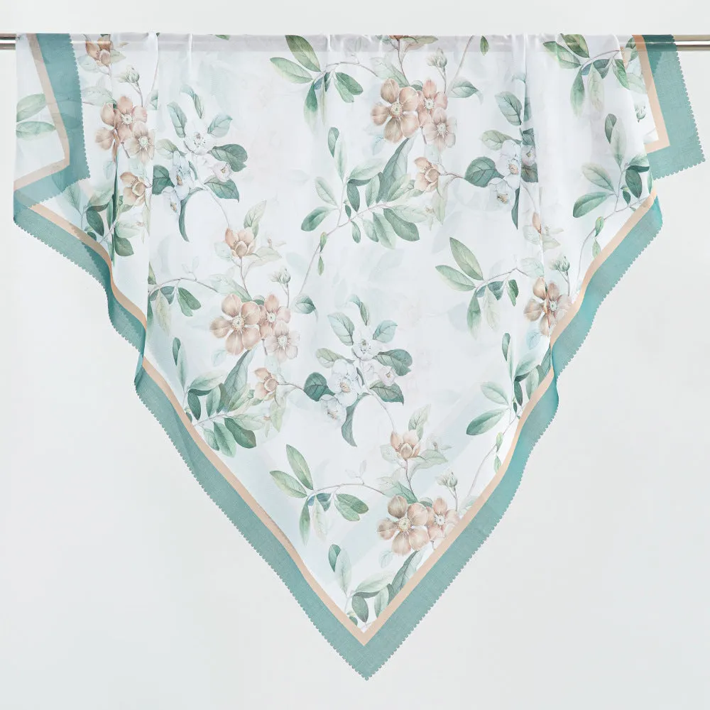 WJA286 All-match Bali women's fashionable printed silk scarf headscarf