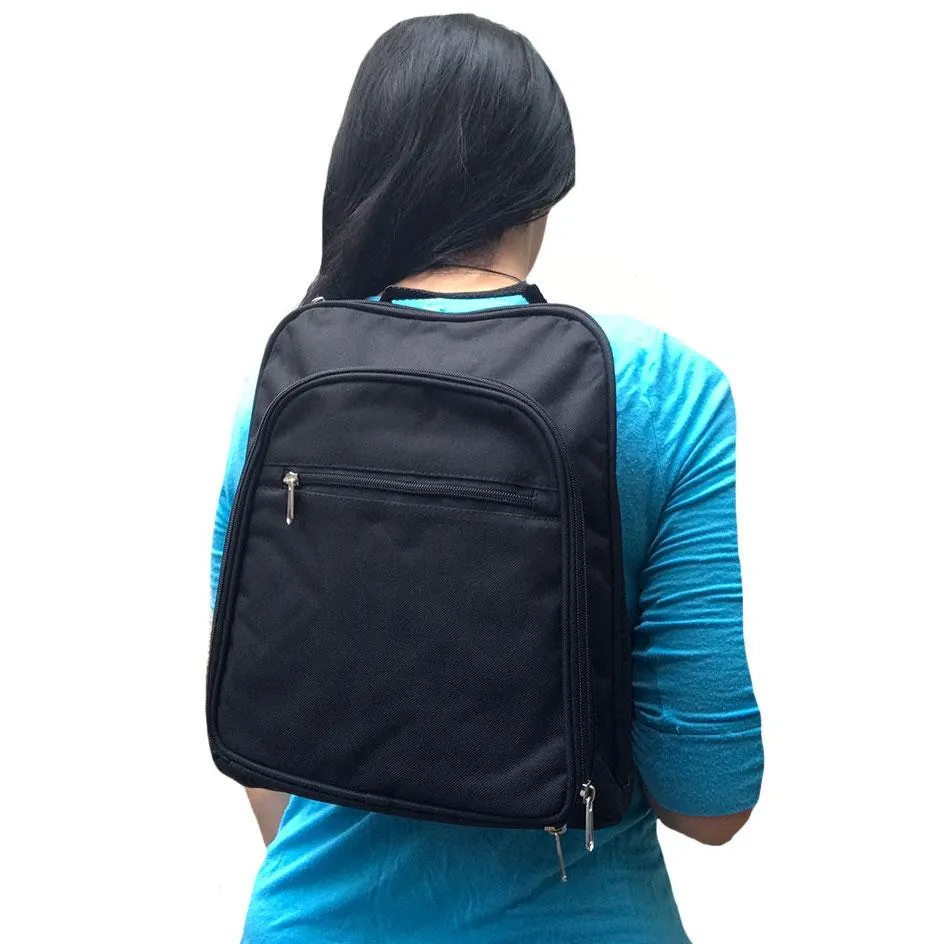 Women's Backpack Rucksack Bag Organizer Zippered W/Multi Pockets Travel Work 10.5 X 12inch